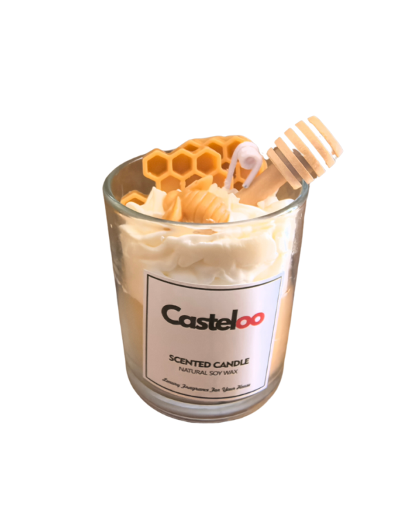 Vela con efecto visual de miel Casteloo